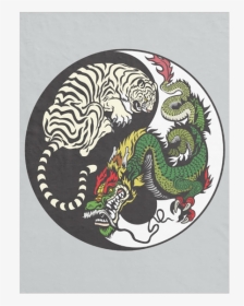 Yin Yang Dragon And Tiger, HD Png Download, Transparent PNG