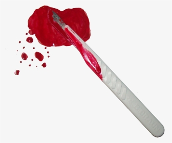 Scalpel With Blood, HD Png Download, Transparent PNG