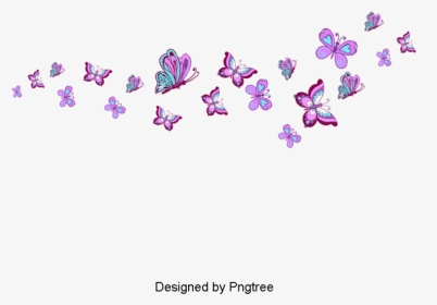 Lavender Butterfly Png - Butterfly Png Text, Transparent Png, Transparent PNG