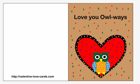 Free Printable Love You Always Card - Heart, HD Png Download, Transparent PNG