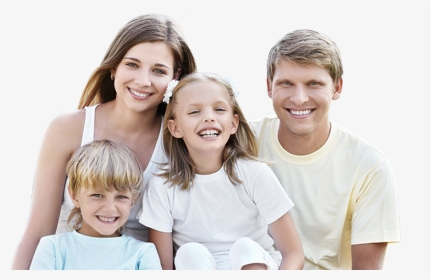 A Beautiful, 4 Person Family With Light Brown Hair - Insurance, HD Png Download, Transparent PNG