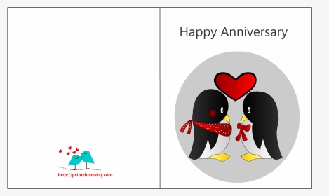Anniversary Card To Print, HD Png Download, Transparent PNG