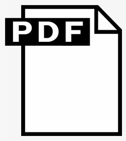 Adobe Pdf Logo Black And White - Sign, HD Png Download, Transparent PNG