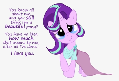 Everypony Is Beautiful Starlight Glimme - Love You Rainbow Dash, HD Png Download, Transparent PNG