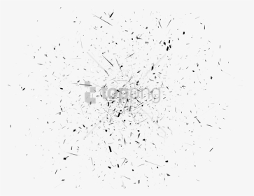 Shattered Effect Image With - Monochrome, HD Png Download, Transparent PNG