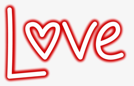 #red #neon #love #freetoedit #ftestickers #remixit - Heart, HD Png Download, Transparent PNG