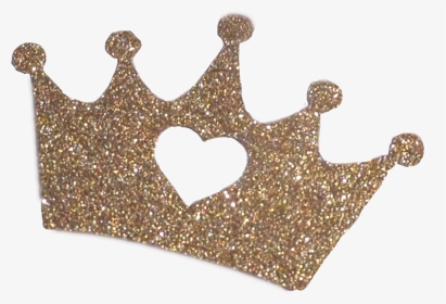 #crown #crowns #prettycrowns #pretty #queen #queencrown - Gold Crown With Heart Transparent, HD Png Download, Transparent PNG