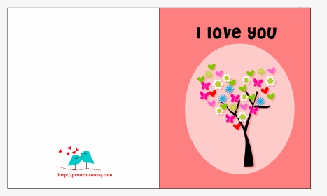 Love Free Printable Cards, HD Png Download, Transparent PNG