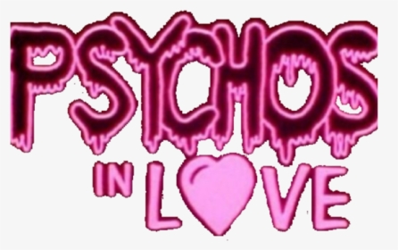 #love #pink #neon #neonfont #font #psychos #harleyquinn - Heart, HD Png Download, Transparent PNG