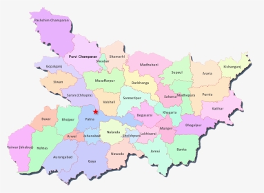 Bihar All District Name, HD Png Download, Transparent PNG