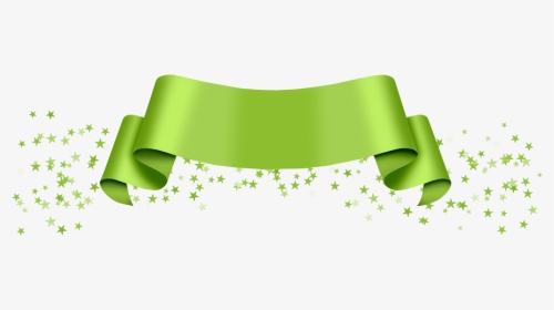 Banner Clip Pita - Light Green Ribbon Banner Png, Transparent Png, Transparent PNG