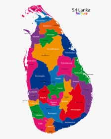 Picture - Sri Lanka State Map, HD Png Download, Transparent PNG