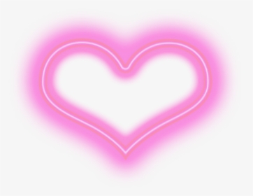 Transparent Neon Aesthetic - Aesthetic Neon Heart Png, Png Download, Transparent PNG
