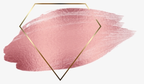 #diamond #rosegold #pink #gold #glitter #brush #geometric - Jewellery, HD Png Download, Transparent PNG