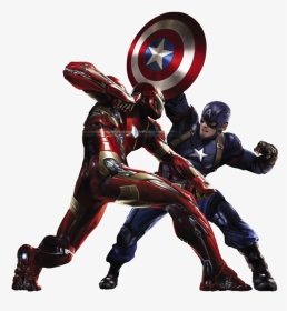 Captain America And Iron Man Png, Transparent Png, Transparent PNG