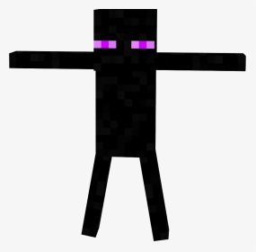 Minecraft Skins Enderman In A Suit Layout - Cross, HD Png Download, Transparent PNG