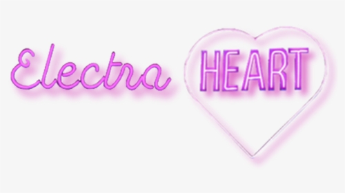 #heart #electraheart #electra #neon #love #cute #purpleneonheart - Heart, HD Png Download, Transparent PNG