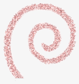 #spirale #spiral #rose #glitter #gold #galaxy #heart - Circle, HD Png Download, Transparent PNG
