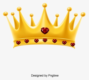 Gold Crown Png Vector, Transparent Png, Transparent PNG