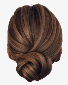 Hair Bun Prom Brown Girl Freetoedit - Hairstyle, HD Png Download, Transparent PNG