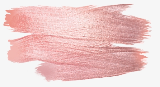#pinkbrush #rosegold #glitter #pink #brush #watercolor - Rose Gold Brush Stroke Png, Transparent Png, Transparent PNG