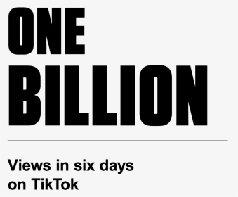 One Billion Views Tiktok - Technically The Glass Is Always, HD Png Download, Transparent PNG