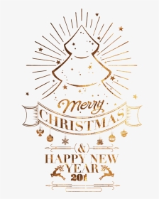 圣诞节艺术字christmas图片 - Illustration, HD Png Download, Transparent PNG