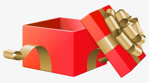 Open Gift Box Clipart - Present Box Open Png, Transparent Png, Transparent PNG