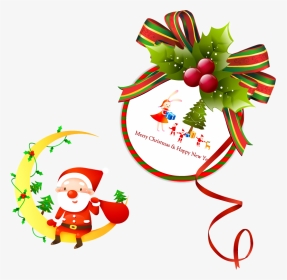Christmas Tree Santa Claus Christmas Ornament Gift - Happy Christmas Image Download Png, Transparent Png, Transparent PNG