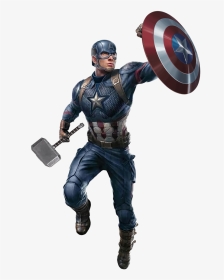 Avengers Endgame Captain America Png, Transparent Png, Transparent PNG