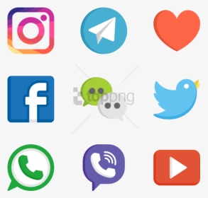 Free Png Social Media Logos Web Design 50 Free Icons - Download Icons Svg Free, Transparent Png, Transparent PNG