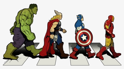 Avengers Abbey Road, HD Png Download, Transparent PNG