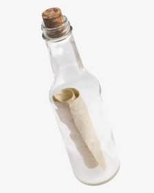 Message In A Bottle Png - Old Letter In A Bottle, Transparent Png, Transparent PNG