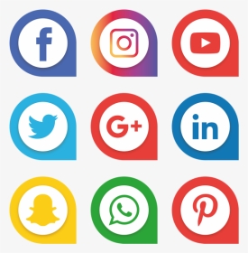 Social Media Logos Vector Png, Transparent Png, Transparent PNG