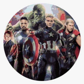 Movies - Avengers Painting, HD Png Download, Transparent PNG