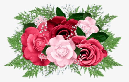 Red Rose Bouquet Png - Red Pink Rose Background Png, Transparent Png, Transparent PNG