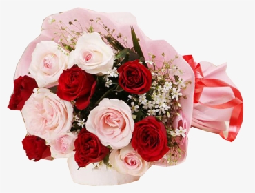 Red And Pink Roses Bunch - Good Night Rose Flowers, HD Png Download, Transparent PNG