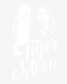 Tiger Moon Shirt Design - Illustration, HD Png Download, Transparent PNG