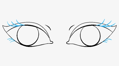 How To Draw Eyes - Sketch, HD Png Download, Transparent PNG