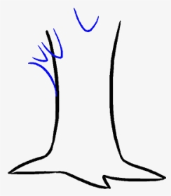 How To Draw Cartoon Tree, HD Png Download, Transparent PNG