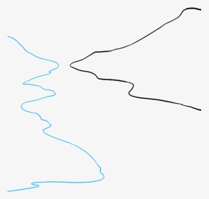How To Draw River - Sketch, HD Png Download, Transparent PNG