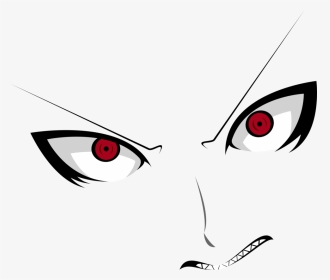 Angry Cartoon Eyes Png - Angry Anime Face Png, Transparent Png, Transparent PNG