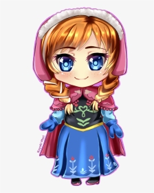 Anna And Kristoff Images Anna Hd Wallpaper And Background - Ana De Frozen Chibi, HD Png Download, Transparent PNG
