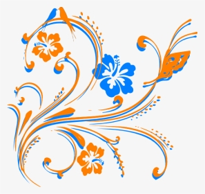 Butterfly Scroll Svg Clip Arts 600 X 564 Px - Front Page Border Design For Project, HD Png Download, Transparent PNG