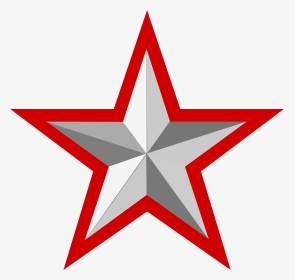 Star Clipart Border With A Transparent Background Clipart - Red And Yellow Star, HD Png Download, Transparent PNG