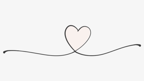 Heart With Line, HD Png Download, Transparent PNG