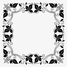 Corners Vector Batik - Black And White Border Design, HD Png Download, Transparent PNG