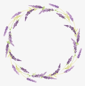 Frames Clipart Lavender - Purple Circle Frame Png, Transparent Png, Transparent PNG