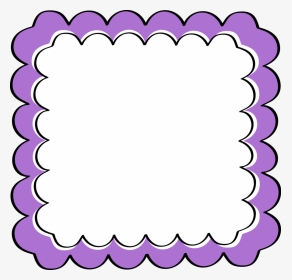Free Purple Border - Clipart Picture Frames Blue, HD Png Download, Transparent PNG