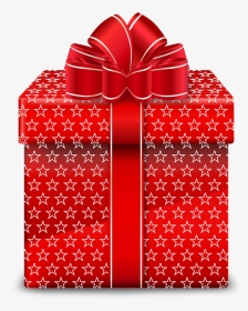 Red Christmas Gift Png, Transparent Png, Transparent PNG